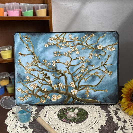 Van Gogh, DIY Cloisonne Filigree Enamel Kit, with Tutorial& All Tools