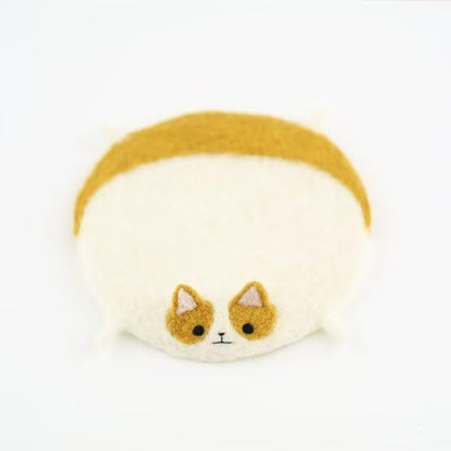 Needle Felting Kit,Starter,Flat Animal Cup Coaster,Felting Kit for Beginners Adult, Kids, Felting Supplies, Felting Pad, Felting Wool,Tutorial and Instruction