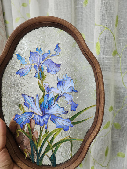 Filigree on Glass, DIY Cloisonne Filigree Enamel Painting Kit, with Tutorial& All Tools