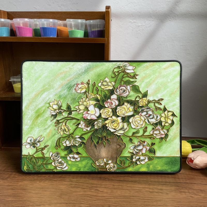 Van Gogh, DIY Cloisonne Filigree Enamel Kit, with Tutorial& All Tools