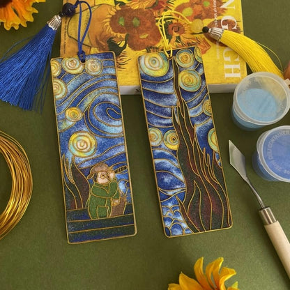 DIY 3D Enamel Coloring Bookmark Craft Kit