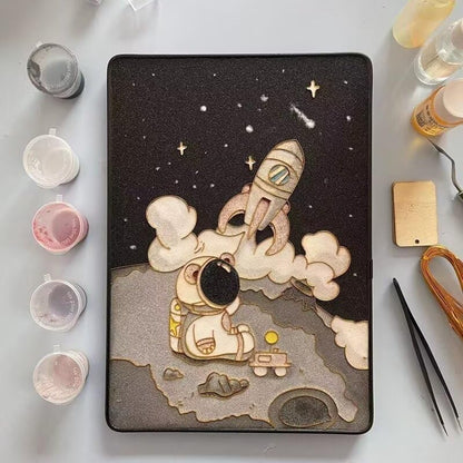 Little Astronaut, Beginner Cloisonne Enamel Filigree DIY Kit, with Tutorial& All Tools