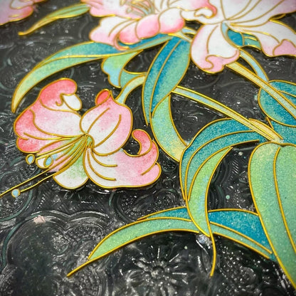 Filigree on Glass, DIY Cloisonne Filigree Enamel Painting Kit, with Tutorial& All Tools