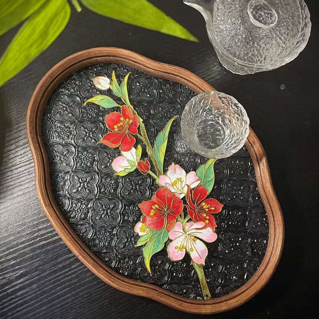 Filigree on Glass, DIY Cloisonne Filigree Enamel Painting Kit, with Tutorial& All Tools