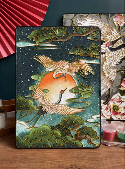 Crane and Pinewoods, DIY Cloisonne Filigree Enamel Kit, with Tutorial& All Tools