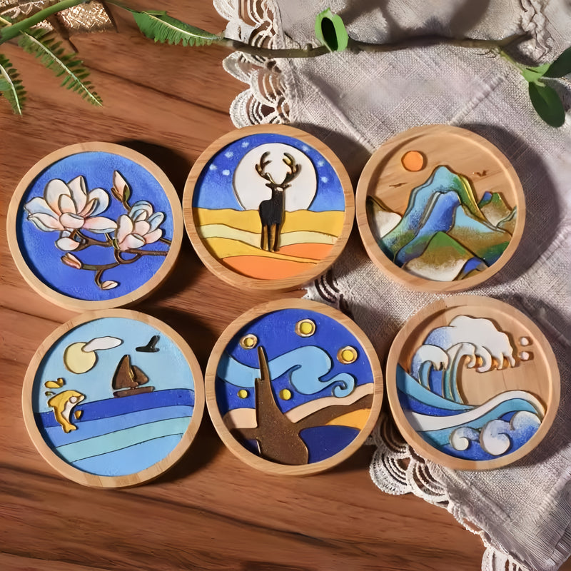 Cloisonné enamel cup coaster tutorial